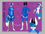  anthro boots breasts canid canine clothing diamonsion digital_media_(artwork) ellie_(diamonsion) female footwear fox fur hi_res italian italian_text looking_at_viewer mammal model_sheet simple_background skinsuit smile solo standing suit text tight_clothing topwear 
