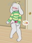  2021 anthro asriel_dreemurr big_ears blush bodily_fluids bottomwear bovid building bursting caprine caught caught_off_guard clean_diaper clenched_fists clenched_teeth clothed clothing crossed_legs cute_expression cute_face desperation diaper diaper_fetish embarrasing embarrassed exposed exposed_diaper eyes_closed feet fist fluffy fluffy_tail fur genital_fluids gesture goat grey_body grey_fur handshake hi_res hindpaw holding_crotch holding_diaper house humiliating humiliation knock-kneed long_ears male mammal nervous nervous_sweat omorashi open_mouth padding paws potty_dance potty_training practice ritzcat scared shaking so_close_yet_so_far solo standing standing_position struggling surprise surprised_expression surprised_face surprised_look sweat sweatdrop sweater teeth topwear touching_diaper trembling undertale urine video_games wall_(disambiguation) watersports white_body white_fur worried worried_expression worried_face worried_look 
