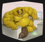  anthro balls belly big_balls big_belly big_muscles big_penis bodily_fluids canid canid_demon canine cum cum_leaking demon genital_fluids genitals growth growth_potion hellhound hi_res huge_balls huge_muscles huge_penis hyper hyper_balls hyper_belly hyper_genitalia hyper_muscles hyper_penis laboratory male mammal muscular muscular_anthro muscular_male penis solo tankh 
