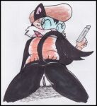  anthro archie_comics bottomless clothed clothing comic felid female genitals hat headgear headwear hershey_the_cat mammal presenting pussy rdk rear_view solo sonic_the_hedgehog_(archie) sonic_the_hedgehog_(comics) sonic_the_hedgehog_(series) weapon 