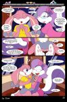  3_toes 4_fingers anthro babs_bunny breasts buster_bunny clothed clothing comic dam_(artist) dialogue english_text engrish feet female fifi_la_fume fingers group hi_res lagomorph leporid male mammal mephitid plantigrade rabbit skunk speech_bubble text tiny_toon_adventures toes toons toony train vehicle warner_brothers 