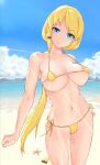  areola bikini cameltoe erect_nipples nanami_kazuki swimsuits 