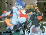  darknek0gami legend_of_zelda midna morpha nintendo princess_ruto zora 