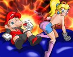  mario mario_strikers nintendo princess_peach super_mario_bros. 