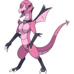  allurion alpha_channel blue_eyes breasts claws dragon fak&eacute;mon fan_character female feral hi_res non-mammal_breasts open_mouth pink_body pointed_tail reallydarkandwindie reptile scalie simple_background solo tongue transparent_background video_games wings 