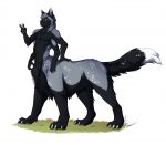  agropuer animal_genitalia canid canid_taur canine canine_taur fox fox_taur genitals grass male mammal mammal_taur multi_arm multi_limb plant red_fox sheath silver_fox solo standing taur 