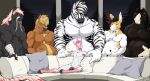  anthro darrius_skyler equid equine furniture group horse macgregor9797 male male/male mammal meme night pandottermon piper_perri_surrounded sofa vore zebra 