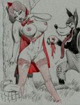  big_bad_wolf big_breasts breasts canine clothing erection female human imminent_rape julius_zimmerman little_red_riding_hood male mammal nipples penis pubes pussy rape_face tongue tongue_out torn_clothing wolf zimmerman 