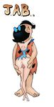  betty_rubble fred_flintstone hanna_barbera jab the_flintstones 