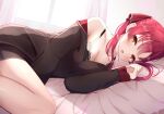  bra hololive houshou_marine long_hair red_hair tagme_(artist) twintails underwear 