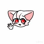  1:1 animated anonymous_artist codingcat domestic_cat felid feline felis female grace_(codingcat) mammal short_playtime solo suinmsg 