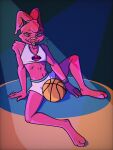  ambiguous_gender anthro basketball blooblalah cartoon clothing fan_character girly invalid_tag lagomorph leporid lolabunny looney_tunes mammal paws piercing pink pink_body rabbit sassy solo sport tongue top uniform warner_brothers 