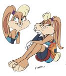  absurd_res anthro female findo hi_res lola_bunny looney_tunes solo warner_brothers 