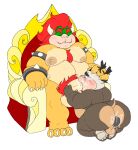  absurd_res age_difference anal anal_penetration anthro anus backsack balls belly big_balls big_butt big_nipples big_penis blush bodily_fluids bowser butt buttplug chair chest_tuft chubby_male claws crying drawpile duo fangs father father_and_child father_and_son fellatio furniture genitals hand_on_head head_grab hi_res incest_(lore) king kneeling koopa koopaling male male/male mario_bros moobs morton_koopa_jr. nintendo nipples nood1e oral overweight overweight_male parent parent_and_child pawpads paws penetration penile penis penis_grab pubes royalty saliva scalie sex sex_toy sitting size_difference slightly_chubby son tears throne tuft video_games 