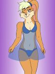  anthro blonde_hair blue_eyes clothing female hair hi_res lagomorph leporid lola_bunny looking_at_viewer looney_tunes mammal night_dress quantum_lapiz rabbit solo tan_body translucent translucent_clothing warner_brothers 