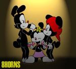  8horns animaniacs dot_warner wakko_warner yakko_warner 