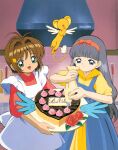  card_captor_sakura daidouji_tomoyo dress kerberos kinomoto_sakura madhouse tagme wings 