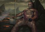  abs absurd_res animal_genitalia animal_humanoid animal_penis balls big_muscles big_penis claws demon dragon dragon_humanoid erection fantasy genitals hammer hi_res humanoid hybrid knot looking_at_viewer male manly mortal_kombat muscular muscular_humanoid muscular_male nipples noseless penile_spines penis red_eyes ridged_penis scales scalie shaneinvasion shao_kahn sitting solo spikes thick_penis thick_thighs tools video_games 