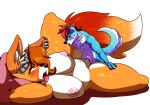  anthro anthro_on_anthro anthro_penetrated anthro_penetrating anthro_penetrating_anthro big_breasts blue_body blue_fur breasts canid canine female female_penetrated fenriz278 fox fur genitals hi_res julie_(jhenightfox) larger_female looking_pleasured male male/female male_penetrating male_penetrating_female mammal mature_female nipples nude owen_miles penetration pens pussy sex size_difference smaller_male 