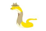  absurd_res clothing hat headgear headwear hi_res male metalinhun reptile scales scalie slide snake solo work worker yellow_body yellow_scales 