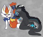  absurd_res anthro blitzpitz bodily_fluids cinderace cum cum_in_pussy cum_inside cum_on_feet cum_string dragon duo feet female foot_fetish foot_lick foot_play foot_rub foot_sniffing genital_fluids genitals hi_res interspecies licking male male/female nintendo paws pok&eacute;mon pok&eacute;mon_(species) pok&eacute;philia pussy pussy_juice sniffing splayed_toes spread_toes toes tongue tongue_out video_games xero_(captainscales) 