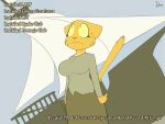  2020 anthro bethesda_softworks clothed clothing colored digital_drawing_(artwork) digital_media_(artwork) english_text felid female fur katia_managan khajiit mammal prequel text the_elder_scrolls video_games webcomic webcomic_character yellow_body yellow_eyes yellow_fur zokva 