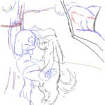  against_tree anthro bound cave_story digital_media_(artwork) duo female forced genitals hands_tied hatiimiga lagomorph low_res male male/female mammal mimiga penis plant pussy rape sex sketch skoll standing standing_sex tree video_games 