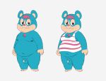  animal_crossing anthro belly blue_body blue_fur body_hair bottomless chest_hair clothed clothing cricetid flaccid fupa fur genitals hamster kindaprudish male mammal nintendo nude penis rodent rodney_(animal_crossing) shirt slightly_chubby solo tank_top topwear video_games 