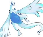 absurd_res ambiguous_gender big_arms feral hi_res legendary_pok&eacute;mon long_neck long_tail lugia nintendo pear-shaped_figure pok&eacute;mon pok&eacute;mon_(species) semi-anthro simple_background slightly_chubby solo video_games white_background wide_hips winged_arms wings zephy_03 