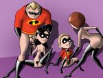  dash_parr helen_parr pixar robert_parr the_incredibles violet_parr 