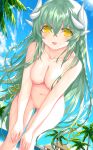  censored fate/grand_order horns kiyohime_(fate/grand_order) morizono_shiki naked nipples pussy 