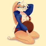  anthro ball basketball breasts brother brothers clothing female hi_res lagomorph leporid lola_bunny looney looney_tunes mammal moirah rabbit sibling solo tunes warner warner_brothers 