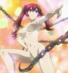  1girl arnett_mcmillian breasts freezing_(series) highres nude red_hair smile solo standing 