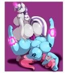  2021 anthro anthrofied big_breasts big_butt blue_body blue_eyes blush breast_grab breasts butt dildo double_dildo duo equid equine female female/female female_penetrated female_penetrating female_penetrating_female friendship_is_magic genitals grey_body hair hand_on_breast hasbro hi_res horn huge_butt looking_at_another looking_back looking_pleasured magic mammal mature_female mrs._cake_(mlp) multicolored_hair my_little_pony nipples nude penetration pink_hair purple_background purple_eyes purple_hair pussy reverse_amazon_position sex sex_toy simple_background slightly_chubby suirano thick_thighs twilight_velvet_(mlp) two_tone_hair unicorn vaginal vaginal_penetration white_hair 