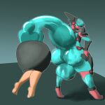  absurd_res dirtydirtyhands herm hi_res intersex machine robot soft_vore tail_fetish tail_play tail_vore vore 