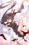  azur_lane heels horns mikasa_(azur_lane) sword t-bth 