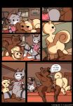  anal anal_penetration animal_crossing anthro balls big_balls big_penis bisexual bodily_fluids canid canine catnapstar clothing comic crayzee609 cum cum_in_ass cum_in_mouth cum_inside cum_on_face detailed_background domestic domestic_cat erection felid feline felis fellatio female genital_fluids genitals group group_sex hi_res humanoid_genitalia humanoid_penis lolly_(animal_crossing) male male/female male/male mammal marshal_(animal_crossing) masturbation nintendo nude oral penetration penile penis raccoon_dog rodent sciurid sex slightly_chubby tanuki text threesome tom_nook_(animal_crossing) vaginal vaginal_penetration video_games 