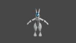  3dcg android animated hi_res lagomorph leporid machine mammal rabbit robot synth 
