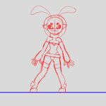 1:1 2d_animation alien alien_humanoid ambiguous_gender animated arcatech dancing frame_by_frame hi_res humanoid loop solo sploot_(unknownspy) unfinished 