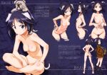  animal_ears ass bandaid brave_witches character_design inumimi kanno_naoe kurashima_tomoyasu naked nipples photoshop pubic_hair sweater tail wet 