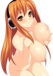  beatmania beatmania_iidx breast_hold headphones iroha_(beatmania) naked nipples tagme 