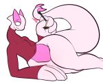  beverage big_hands bubble_tea femboi_lugia_(lightningfire12) legendary_pok&eacute;mon lightningfire12 lugia male nintendo pink_body pink_skin pok&eacute;mon pok&eacute;mon_(species) solo thick_thighs turtleneck video_games 