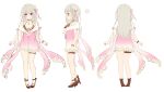  character_design cleavage garter hanakumo_rin heels propro_production sketch swimsuits twinbox 