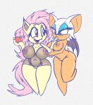 anthro anthrofied apple chiropteran clothing dup equid female female/female finger_fetish finger_in_mouth finger_play finger_suck fingers flutterbat_(mlp) fluttershy_(mlp) food friendship_is_magic fruit genitals hair mammal my_little_pony nipples nude pink_hair plant pussy rouge_the_bat snus-kun sonic_the_hedgehog_(series) sucking thick_thighs translucent translucent_clothing yellow_body 