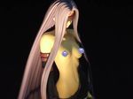  akibablog breasts censored fate/stay_night fate_(series) figure laughing_man long_hair medium_breasts nipple_censor novelty_censor photo rider solo topless upper_body 