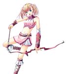  arrow bow_(weapon) elf lineage pointy_ears shizuku_(artist) solo weapon 