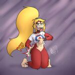  anthro barbary_macaque collaboration dixie_kong donkey_kong_(series) female haplorhine kong mammal monkey nintendo primate rare_ltd shesamonkey solo video_games 