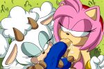  3:2 amy_rose anthro anthro_on_anthro balls blue_body blue_fur blush bodily_fluids bovid breasts caprine cum cum_in_mouth cum_inside detailed_background eulipotyphlan fellatio female first_person_view fur genital_fluids genitals green_eyes group group_sex hair hedgehog hedgehoglove hi_res horn interspecies lanolin looking_pleasured male male/female male_pov mammal nipples one_eye_closed oral penile penis pink_body pink_fur pink_hair sex sheep sonic_the_hedgehog sonic_the_hedgehog_(series) threesome vein veiny_penis white_body white_fur 