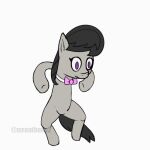  1:1 animated biped black_hair bow_tie clap dancing digital_media_(artwork) distraction_dance earth_pony equid equine female female/female feral friendship_is_magic hair hasbro henry_stickmin horse humor low_res mammal meme mranthony2 my_little_pony octavia_(mlp) pony purple_eyes short_playtime simple_background solo white_background 