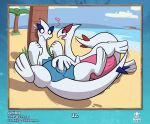  absurd_res beach blush bodily_fluids dripping duo female female/female feral fingering genital_fluids genitals hi_res island junktrashman legendary_pok&eacute;mon lugia lying masturbation nintendo on_back on_side plant pok&eacute;mon pok&eacute;mon_(species) pussy pussy_juice sand seaside shiny_lugia shiny_pok&eacute;mon tree vaginal vaginal_fingering vaginal_masturbation video_games water 